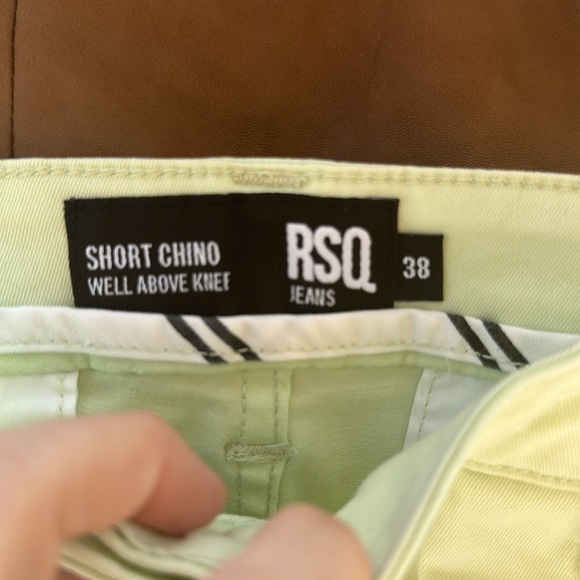 RSQ Mens chinos. Mint Green Sz 38 - Picture 3 of 5
